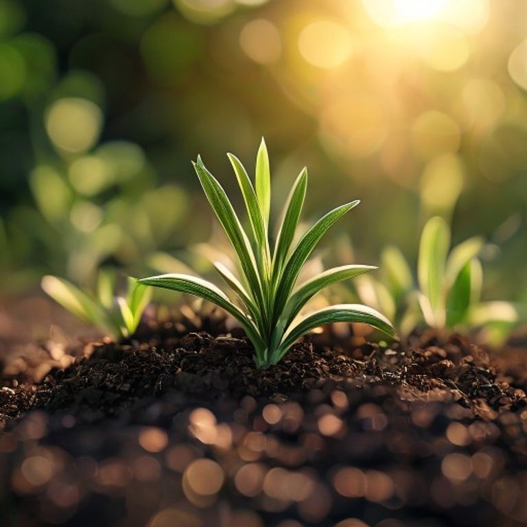 Sage growing in a home garden